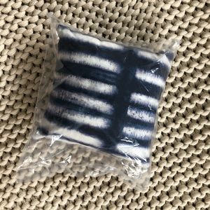 New in bag Small blue shibori throw pillow from Minted